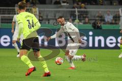 DFB Pokal; Borussia Dortmund - FC Ingolstadt 04; Fatih Kaya (9, FCI) Pongracic Marin (34 BVB)