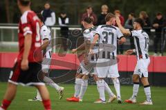 Saison 2026/27 - Freundschaftsspiel - 1. FC Nürnberg - FC Ingolstadt 04 - Der 1:3 Anschlusstreffer durch Vinko Sapina (Nr.41 - FCI) - jubel -  - XXXXX - Foto: Meyer Jürgen