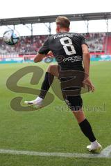 3.Liga - Saison 2023/2024 - FC Ingolstadt 04 -  1. FC Saarbrücken - Benjamin Kanuric (Nr.8 - FCI) - Foto: Meyer Jürgen