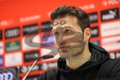 3. Liga; FC Ingolstadt 04 - Borussia Dortmund II; Pressekonferenz Cheftrainer Guerino Capretti (FCI)