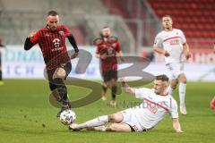 3. Liga - FC Ingolstadt 04 - Türkgücü München - Fatih Kaya (9, FCI) Sorge Alexander (13 Türkgücü)