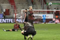 3. Liga; FC Ingolstadt 04 - Preußen Münster; Spiel ist aus, Unentschieden 1:1, Enttäuschung Benjamin Kanuric (8, FCI) Max Dittgen (10, FCI) Yannick Deichmann (20, FCI)