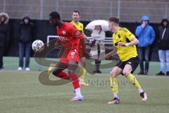 Bayernliga Süd - Saison 2022/2023 - FC Ingolstadt 04 - SV Kirchanschöring - Mussa Fofanah (Nr.7 - FCI II) - Jauck Simon gelb Kirchanschöring - Foto: Meyer Jürgen