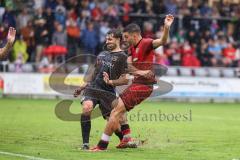 Toto Pokal; FC Sportfreunde Schwaig - FC Ingolstadt 04; Tor Jubel Treffer Schuß Emre Gül (5, FCI)