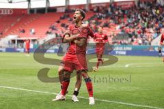 3. Liga; FC Ingolstadt 04 - SV Waldhof Mannheim; Yann Sturm (7, FCI) Tor Jubel Treffer 5:1, drittes Tor