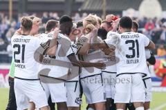 3. Liga; SV Meppen - FC Ingolstadt 04; Tor Jubel Treffer Moussa Doumbouya (27, FCI) 0:2, Tobias Bech (11, FCI) Patrick Schmidt (9, FCI) Cheftrainer Michael Köllner (FCI) Marcel Costly (22, FCI)