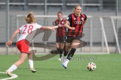 2. Bundesliga Frauen - Saison 2024/25 - FC Ingolstadt 04 Frauen - SC Freiburg II - Kerstin Bogenschütz (Nr.6 - FCI Frauen) - Scholle Mia #28 Freiburg - Foto: Meyer Jürgen