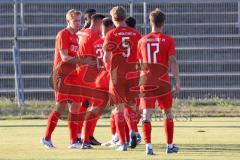 Bayernliga Süd - Saison 2022/2023 - FC Ingolstadt 04 -  TSV Dachau - Der 2:0 Führungstreffer durch Nduka Donald (Nr.4 - Fc Ingolstadt 04 II) - Jubel - Foto: Meyer Jürgen