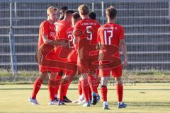 Bayernliga Süd - Saison 2022/2023 - FC Ingolstadt 04 -  TSV Dachau - Der 2:0 Führungstreffer durch Nduka Donald (Nr.4 - Fc Ingolstadt 04 II) - Jubel - Foto: Meyer Jürgen