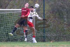 Bezirksliga - Saison 2024/25 - FC Fatih Ingolstadt - SpVgg Kammerberg - Akif Abasikeles (Nr.20 - FC Fatih) - Jonas Grundmann rot Kammerberg - Foto: Meyer Jürgen