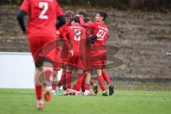 Kreisliga - Saison 2026/27 - SV Zuchering - FC Hitzhofen/Oberzell - Der 1:0 Führungstreffer durch Leander Friedl rot Zuchering - jubel - XXXXX -  Foto: Meyer Jürgen