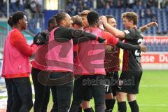 2023_11_11 - 3. Liga - Saison 2023/24 - MSV Duisburg - FC Ingolstadt 04 - Der 0:2 Führungstreffer durch Lukas Fröde (Nr.34 - FCI) - jubel - - Foto: Meyer Jürgen