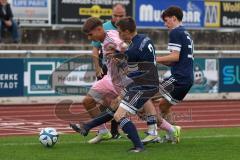 Bezirksliga - Saison 2025/26- TSV Gaimersheim - SpVgg Kammerberg - Christof Pihale blau Kammerberg - Nico von Swiontek Brzezinski (Nr.17 - TSV Gaimersheim) - Foto: Meyer Jürgen