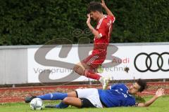 Kreisklasse - Saison 2023/2024 - TSV Ingolstadt Nord - TSV Kösching- Giovanni Di Terlizzi blau - Simon Ostermeier rot Kösching - Foto: Meyer Jürgen