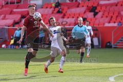 3. Liga - FC Ingolstadt 04 - Waldhof Mannheim - Stefan Kutschke (30, FCI) Costly Marcel (17 Mannheim)