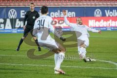 3. Liga - FSV Zwickau - FC Ingolstadt 04 - Jonatan Kotzke (25 FCI) Merlin Röhl (34, FCI)