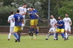 Kreisklasse -  Saison 2023/2024 - TSV Ingolstadt Nord - TSV Großmehring - Benedikt Huber weiss Großmehring - Kerem Düzgün blau Ing Nord - Foto: Meyer Jürgen