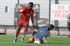 A-Junioren Bundesliga  - Saison 2023/24 - A-Junioren - FC Ingolstadt 04 - 1.FC Heidenheim - Jason Osei Tutu (Nr.24 - FCI) - Nehir Alperen weiss Heidenheim - Foto: Meyer Jürgen