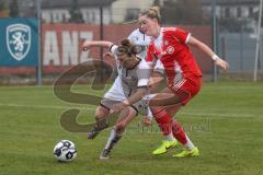 DFB -Pokal Frauen - Saison 2025/26 - FC Ingolstadt 04 Frauen - FC Bayern München - Lea Wolski (Nr.5 - FC Ingolstadt Frauen I) - Sehitler Alara rot Bayern - Foto: Meyer Jürgen