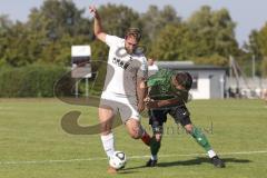 Bezirksliga - Saison 2023/2024 - TSV Gaimersheim - Grüne Heide - Markus Vollnhals (Nr.6 - Gaimersheim) - Thomas Niggl grün Grüne Heide - Foto: Meyer Jürgen