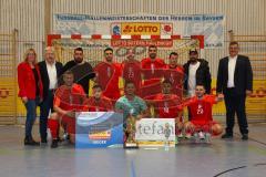 Lotto - Hallen - Bayerncup -  Saison 2022/2023  - Siegerehrung - 1. Sieger - FC Fatih Ingolstadt - Foto: Meyer Jürgen