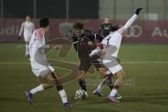 Freundschaftsspiel - Bayernliga Süd - Saison 2022/2023 - FC Ingolstadt 04 - ATSV Erlangen   - Edison Mazreku (Nr.11 - FCI II) - Ayvaz Burak weiss Erlangen - Foto: Meyer Jürgen