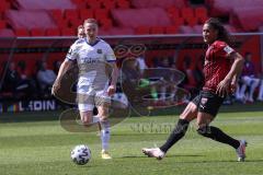 3. Liga - FC Ingolstadt 04 - 1. FC Saarbrücken - rechts Caniggia Ginola Elva (14, FCI)