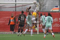 2. Bundesliga Frauen - Saison 2025/26 - FC Ingolstadt 04 Frauen - FFC Turbine Potsdam - Nina Penzkofer (Nr.29 - FC Ingolstadt Frauen I) - Plöchinger Silia Torwart Potsdam - Foto: Meyer Jürgen