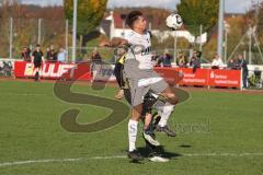 Kreisliga - Saison 2022/2023 - TSV Gaimersheim - FC Hitzhofen/Oberzell - Jan Witek weiss Gaimersheim - Manuel Furino gelb Hitzhofen - Foto: Meyer Jürgen