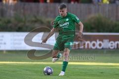 Freundschaftsspiel - Saison 2023/2024 - SV Manching - FC Ingolstadt 04 -  Sebastian Graßl (Nr.10 - SV Manching) - - Foto: Meyer Jürgen