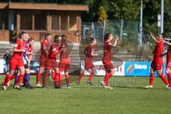 2. Frauen-Bundesliga - Saison 2021/2022 - FC Ingolstadt 04 - FSV Gütersloh - Der 3.1 Führungstreffer durch Maier Ramona (#18 FCI) - jubel - Mailbeck Alina (#8 FCI) - Foto: Meyer Jürgen