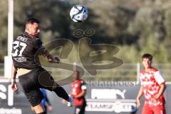 Testspiel; FC Ingolstadt 04 - FSV Zwickau; Torchance verpasst Kopfball Pascal Testroet (37, FCI)