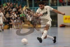 2024_1_6 - Saison 2023/24 - Lotto - Bayern Hallen Cup - Lindenkreuzhalle  - Halbfinale - TSV Gaimersheim - FC Fatih Ingolstadt -Hakan Düzgün weiss Gaimersheim - Foto: Meyer Jürgen