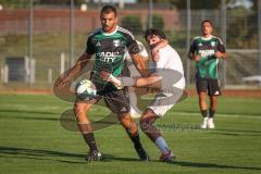 Bezirksliga - Saison 2026/27- TSV Gaimersheim - FC Gerolfing - Nicolae Nechita (Nr.10 - TSV Gaimersheim) - Giulio Conti (Nr.5 - FC Gerolfing) - Foto: Meyer Jürgen