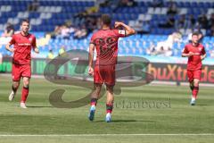 3. Liga - Saison 2025/26 - TSG Hoffenheim II - FC Ingolstadt 04  - Marcel Costly (Nr.22 - FCI) mit dem 0:2 Führungstreffer - jubel -  - XXXXX - Foto: Meyer Jürgen