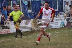 Kreisliga- Saison Saison 2026/27 -  SV Türkisch Ingolstadt - TSV Ober./Unterhaunstadt - Peter Veit weiss Türkisch - Foto: Meyer Jürgen