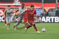 3. Liga; FC Ingolstadt 04 - Alemannia Aachen; Dennis Kaygin (10, FCI) Nadjombe Pierre (29 AA)