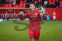 3. Liga; FC Ingolstadt 04 - TSG Hoffenheim II; Torschütze Siegtor 3:2 Fredrik Carlsen (8, FCI)