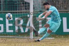 Bezirksliga - Saison 2024/25 - FC Gerolfing - FC Fatih Ingolstadt - Torwart Marco Ernhofer (Nr.22 - FC Fatih) - XXXXX - Foto: Meyer Jürgen