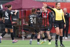 2. Bundesliga Frauen - Saison 2025/26 - FC Ingolstadt 04 Frauen - SG Andernach - Der 3:1 Führungstreffer durch Nina Penzkofer (Nr.29 - jubel - XXXXX - Foto: Meyer Jürgen