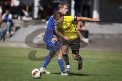 A-Klasse -  Saison 2026/27 - TSV Pförring - FC Wackerstein/Dünzing - Jonas Lechner gelb Wackerstein/Dünzing - Daniel Finkenzeller blau Pförring - Foto: Meyer Jürgen