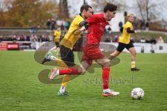 Kreisliga - Saison 2026/27 - SV Zuchering - FC Hitzhofen/Oberzell - Maik Wnendt gelb Hitzhofen - Felix Held rot Zuchering -  Foto: Meyer Jürgen
