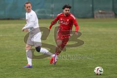 Kreisklasse - Saison 2025/26- Türk SV Ingolstadt - MTV Ingolstadt-  - Mykola Bilotserkivets weiss MTV - Daniel Drotleff rot Türkisch - Foto: Meyer Jürgen