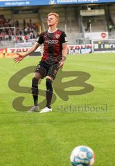 2.BL; SV Sandhausen - FC Ingolstadt 04 - Ball verpasst, Christian Gebauer (22, FCI)