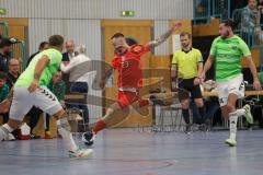 Lotto - Hallen - Bayerncup - Oberbayern -  Saison 2022/2023  - FC Fatih Ing - FC Penzberg - Thomas Schreiner rot Fatih - Finale - 1:0 - Foto: Meyer Jürgen