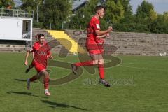 A - Junioren Bundesliga Süd/Südwest -  Saison 2021/2022 - FC Ingolstadt 04 - Karlsruher SC - Der 1:1 Ausgleichstreffer durch Krupa Jerpen (#10 FCI) - jubel - Foto: Meyer Jürgen