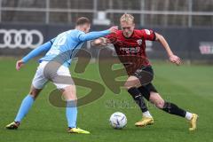 3. Liga; Testspiel - FC Ingolstadt 04 - Chemnitzer SC; Tobias Bech (11, FCI) Lukas Stagge (26 CSC)