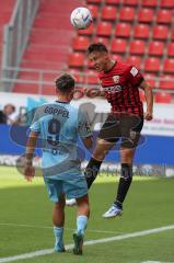 3.Liga - Saison 2022/2023 - FC Ingolstadt 04 -  SV Wehen Wiesbaden - Dominik Franke (Nr.3 - FCI) - Thijmen Goppel (Nr.9 - SV Wehen Wiesbaden) - Foto: Meyer Jürgen