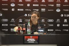 3. Liga - Saison 2024/25 - Pressekonferenz - FC Ingolstadt 04 -  - Cheftrainerin Sabrina Wittmann (FCI) - XXXXX - Foto: Meyer Jürgen