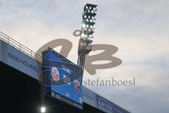 3. Liga - Saison 2025/26 - Hansa Rostock - FC Ingolstadt 04  - Anzeigentafel  - XXXXX - Foto: Meyer Jürgen